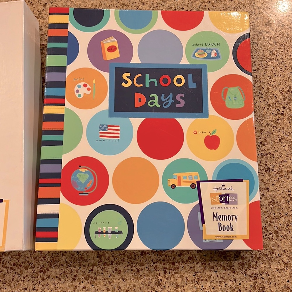 Hallmark Memory Book w box school days